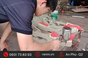Sơn nhựa nội thất ô tô uy tín, chất lượng - lấy lại màu sơn chuẩn 100%