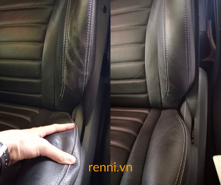 Đôn mút & sơn ghế da ô tô tại Renni