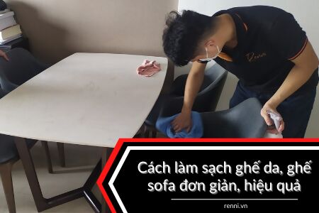 Làm sạch ghế sofa, ghế da nấm, mốc  đơn giản mà hiệu quả ngay tại nhà
