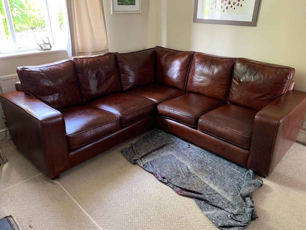 Phục hồi sofa da sờn mòn và bạc màu