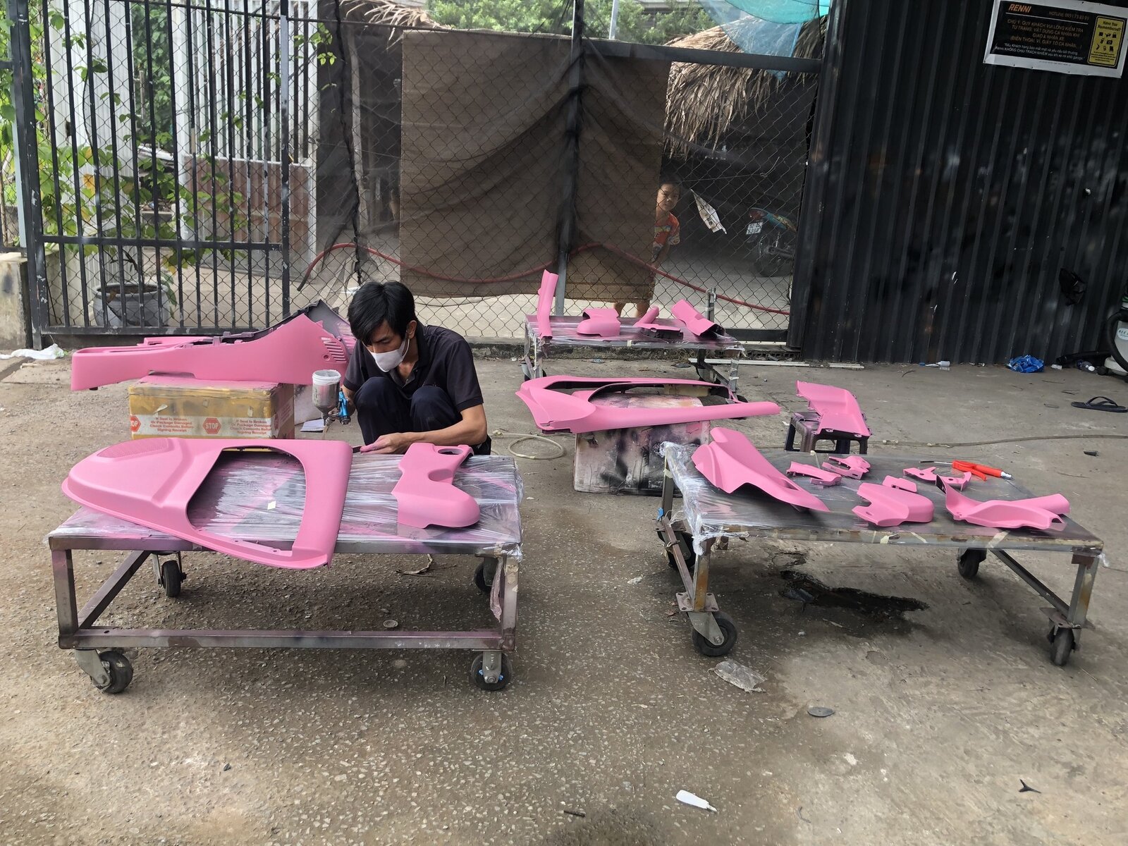 Đổi màu nội thất ô tô